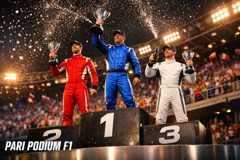 Pari podium F1 : trois pilotes sur le podium d'un Grand Prix de Formule 1