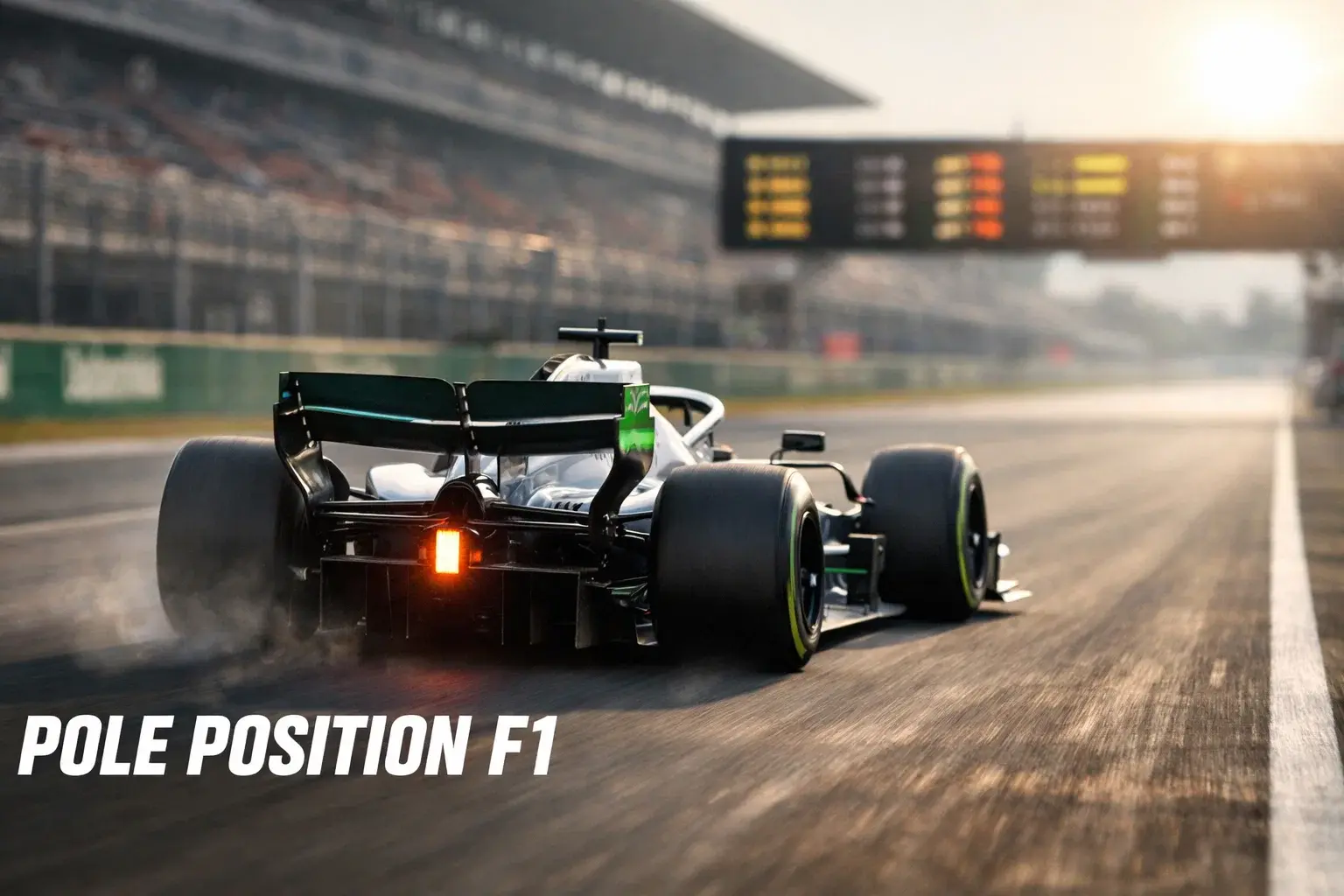 Parier sur la pole position F1 : monoplace en tour lancé rapide lors des qualifications